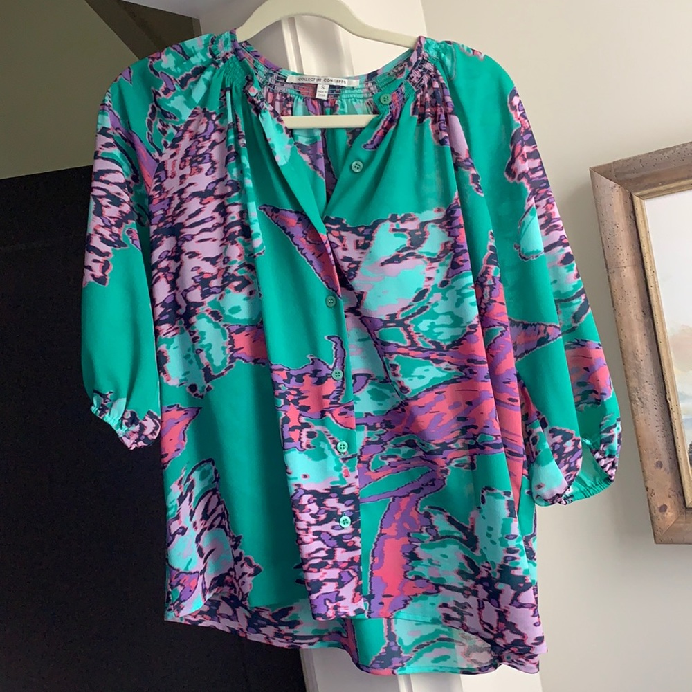 Button Down Blouse - image 1